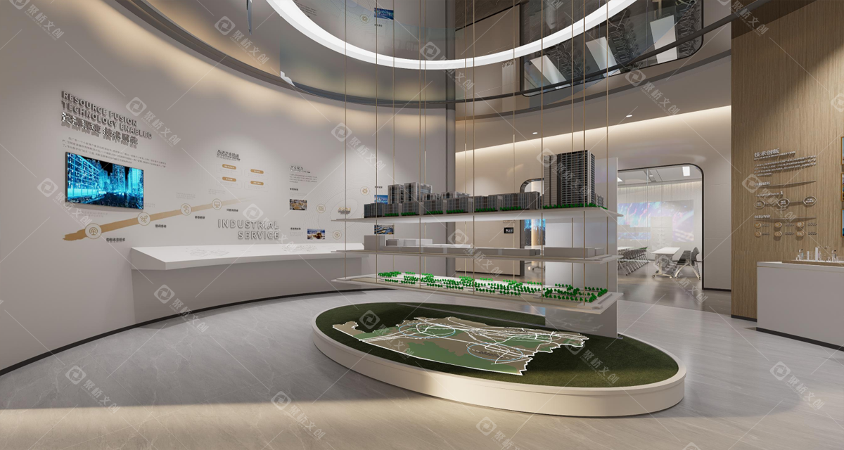 企业展厅-电子互动沙盘展厅设计.png