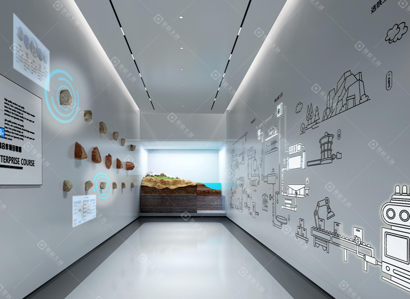 国企集团展厅实物投影互动展项.png