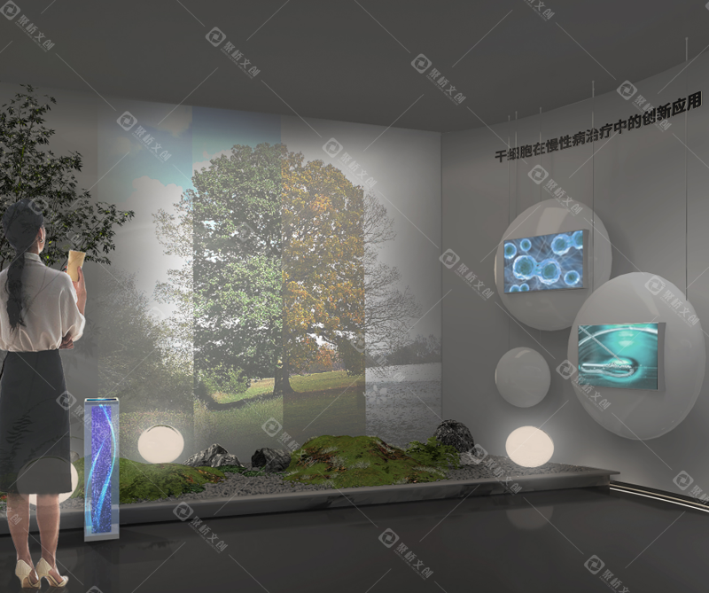 生物医药企业展厅干细胞创新应用展示设计.png