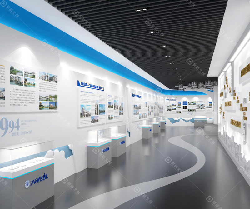 江西科技学校校史馆校史展品展陈设计.png