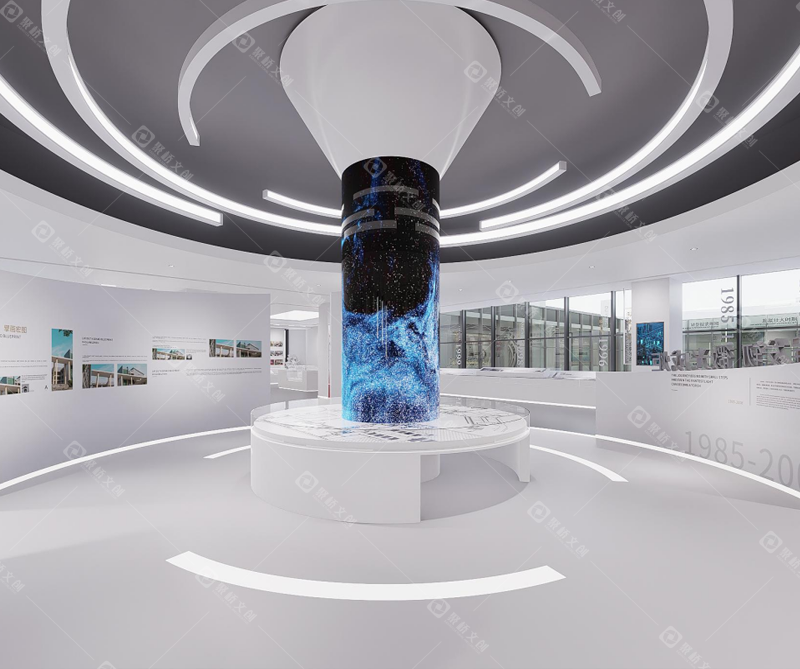 华夏职业学院校史馆学校创建历史起始设计.png
