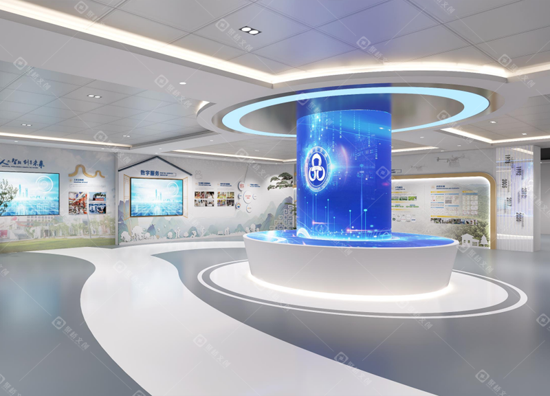 广州技师学院产教融合基地互动水流屏展项设计.png