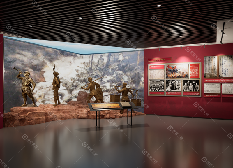 赣东红色文化展馆党史场景还原设计.png