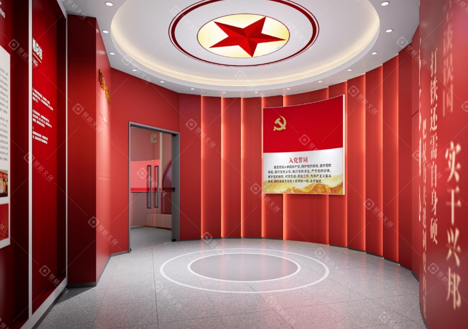 红色主题展馆设计 红色主题展馆设计